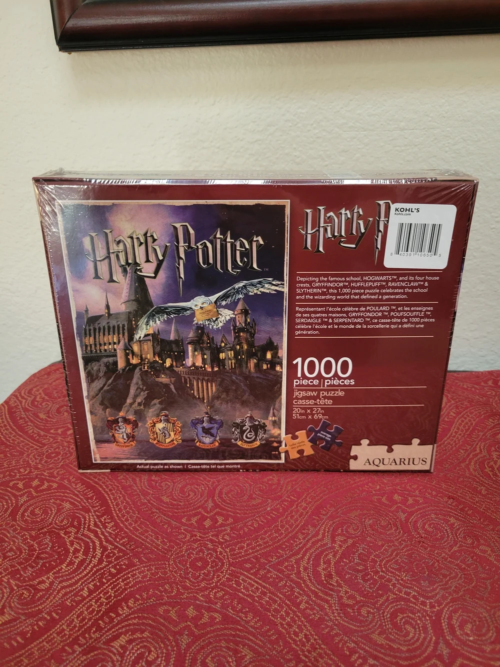 NIB Harry Potter Hogwarts 1000-Piece Jigsaw Puzzle - Sealed